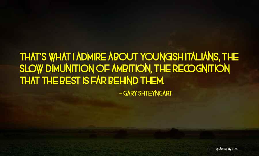 Doing Something Without Recognition Quotes By Gary Shteyngart Doing Something Without Recognition Quotes By Gary Shteyngart