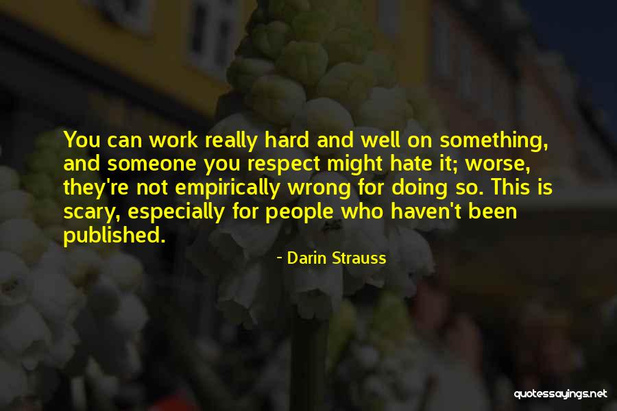 Doing Something Wrong Quotes By Darin Strauss