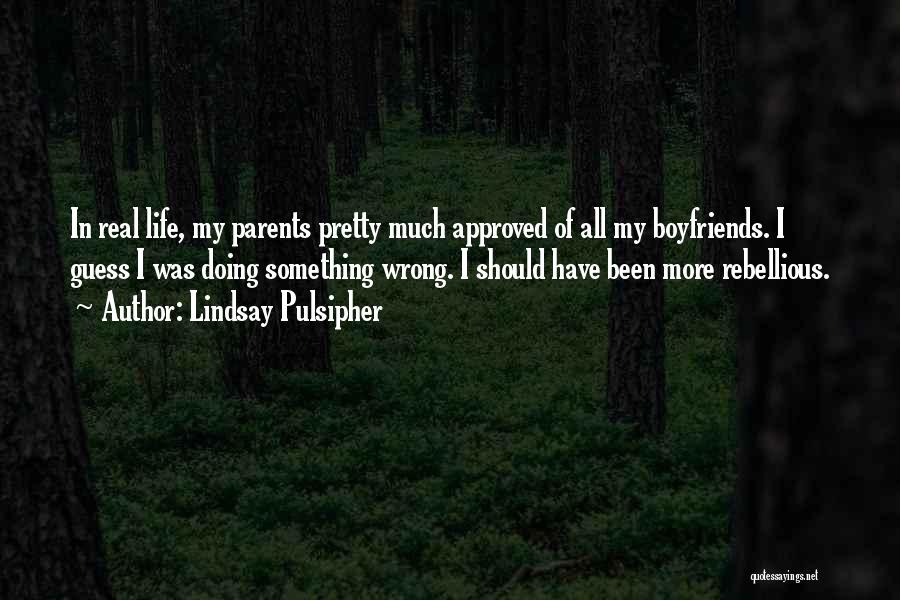 Doing Something Wrong Quotes By Lindsay Pulsipher