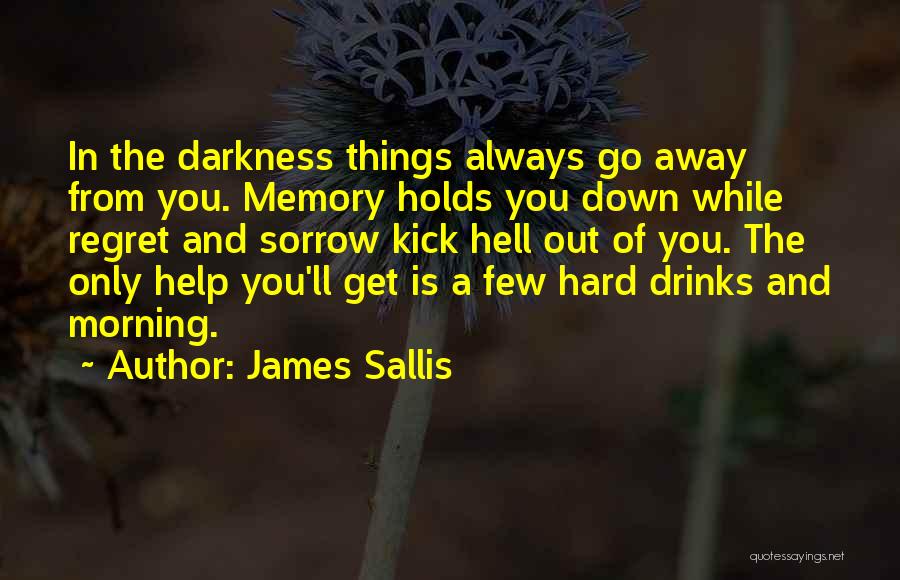 Doing Something You'll Regret Quotes By James Sallis