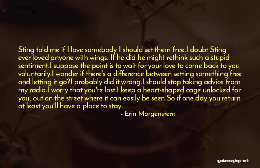 Doing Stupid Things For Love Quotes By Erin Morgenstern