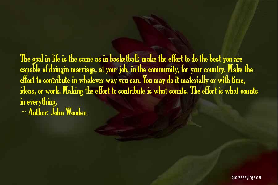 Doing The Best You Can Quotes By John Wooden