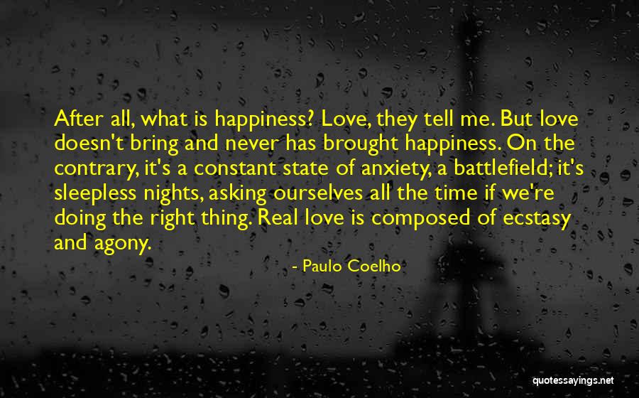 Doing The Right Thing Love Quotes By Paulo Coelho