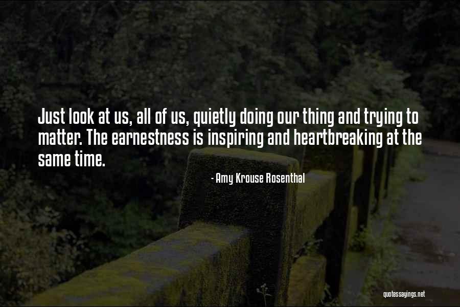 Doing The Same Thing Quotes By Amy Krouse Rosenthal