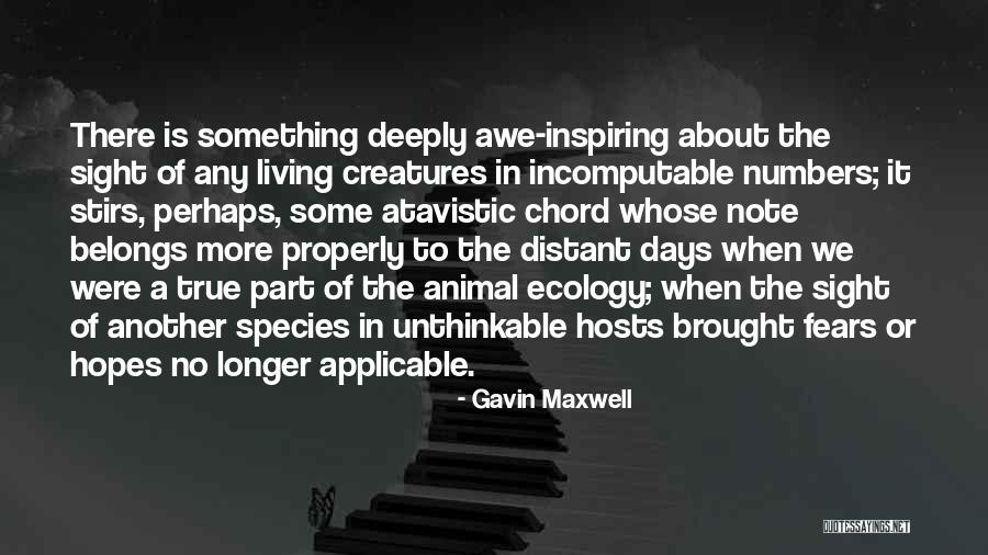 Doing The Unthinkable Quotes By Gavin Maxwell