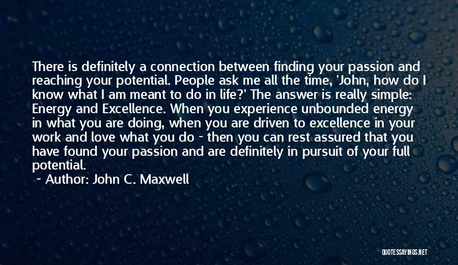 Doing The Work You Love Quotes By John C. Maxwell