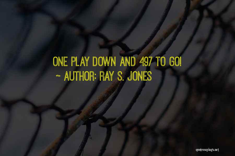 Doing The Work You Love Quotes By Ray S. Jones