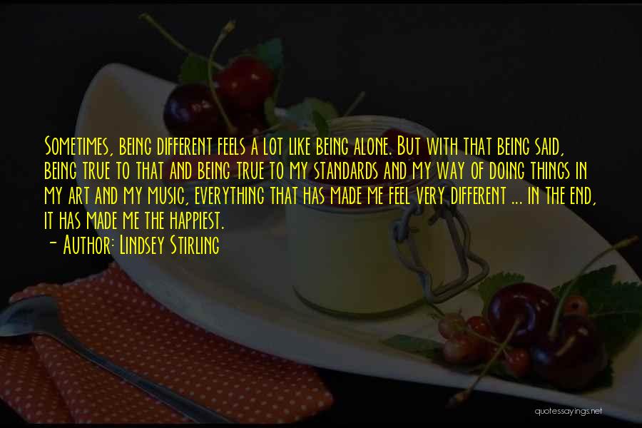 Doing Things Alone Quotes By Lindsey Stirling
