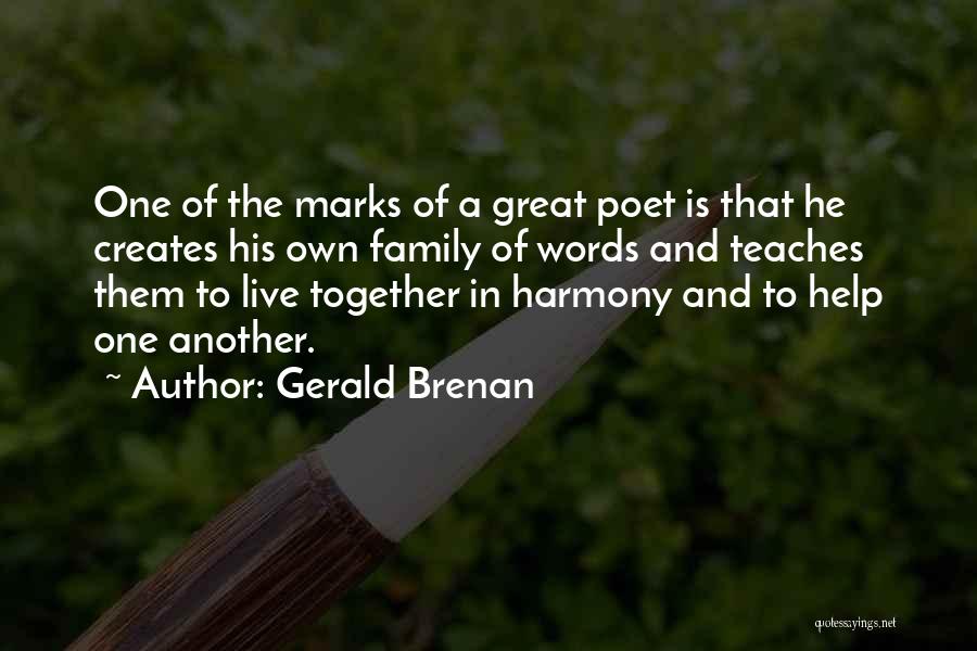 Doing Things For Your Family Quotes By Gerald Brenan
