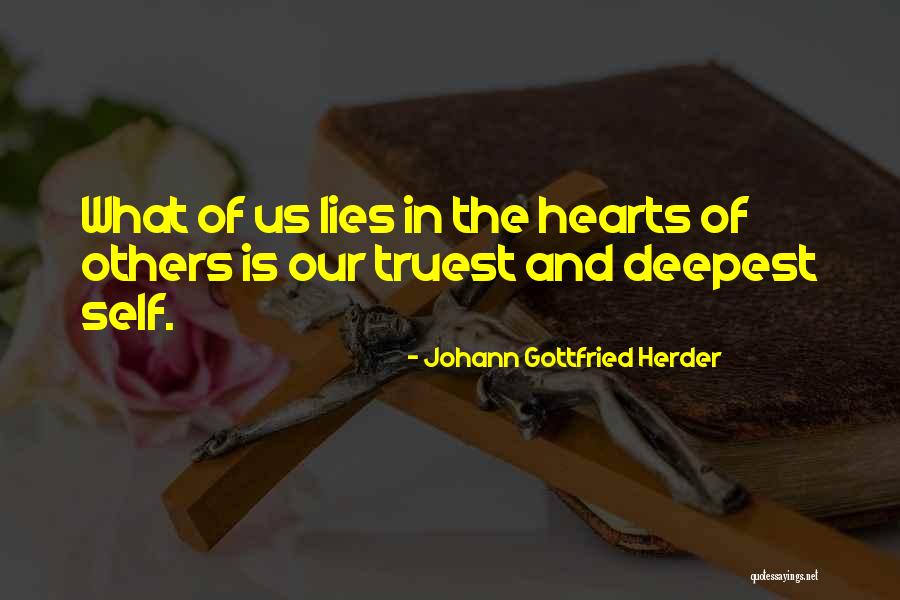 Doing Things From The Heart Quotes By Johann Gottfried Herder