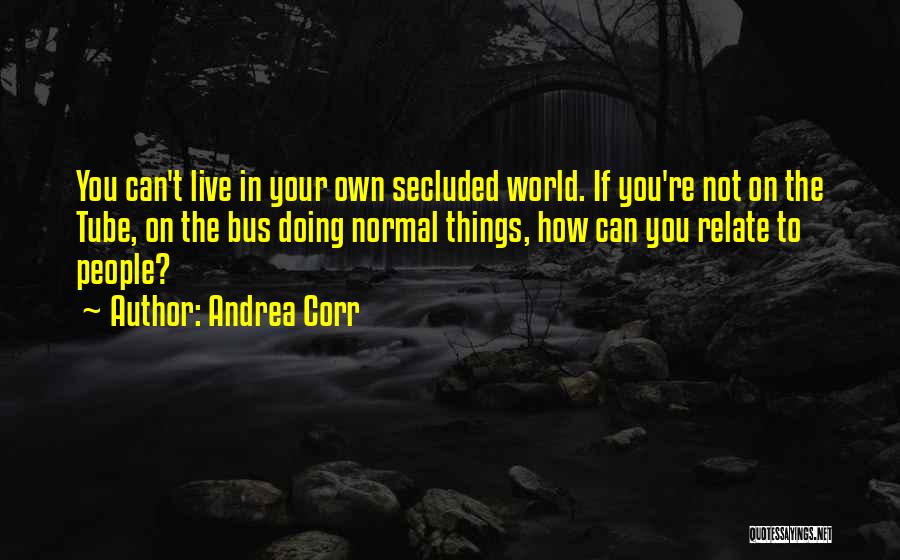 Doing Things On Your Own Quotes By Andrea Corr