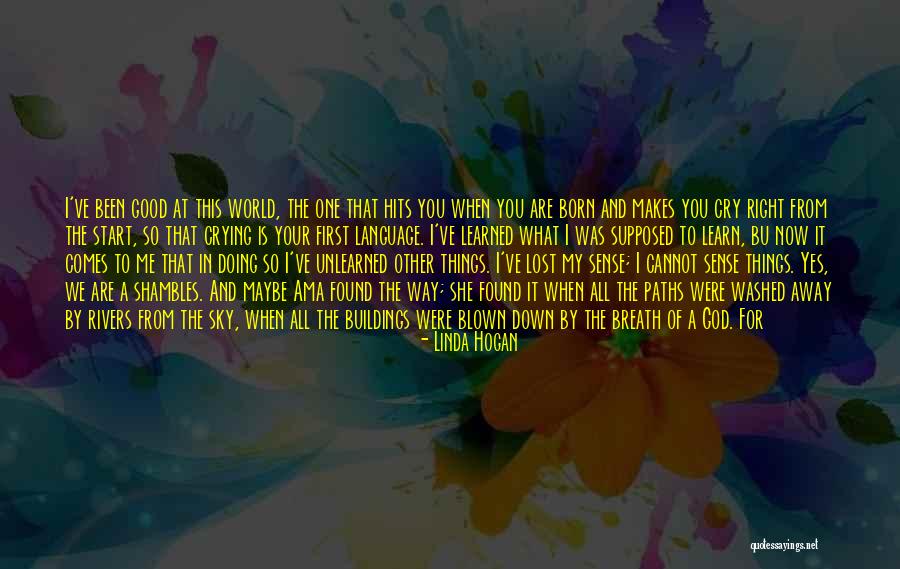 Doing Things The Right Way Quotes By Linda Hogan