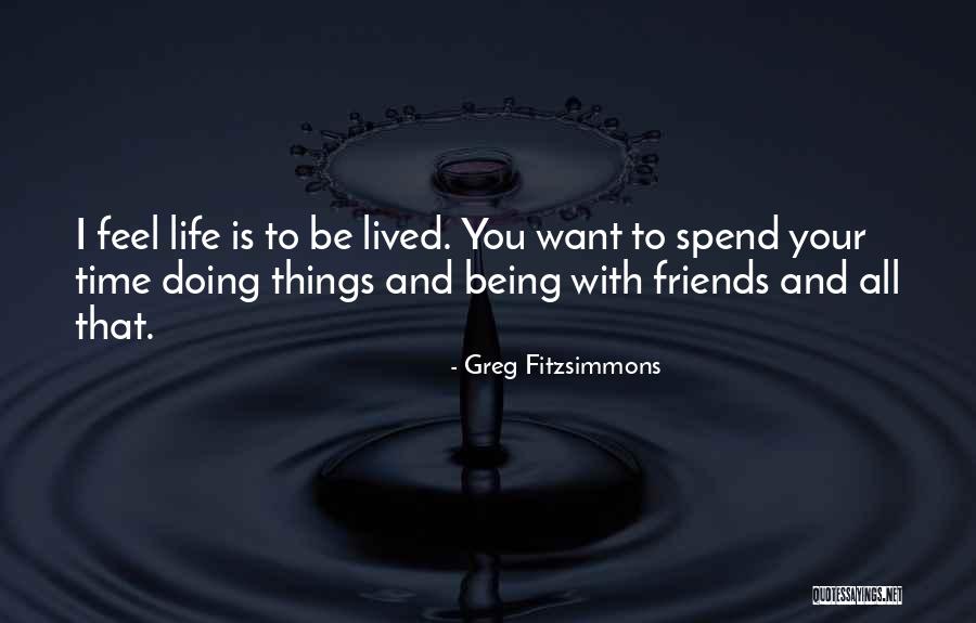 Doing Things With Your Life Quotes By Greg Fitzsimmons