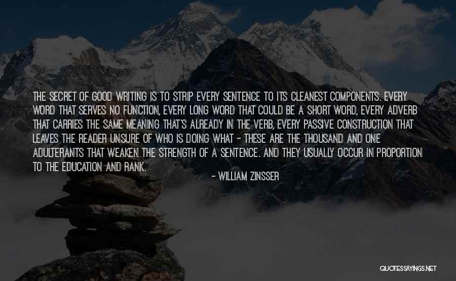 Doing What Is Good Quotes By William Zinsser