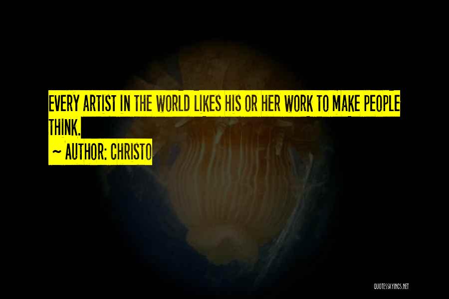 Doing What She Likes Quotes By Christo