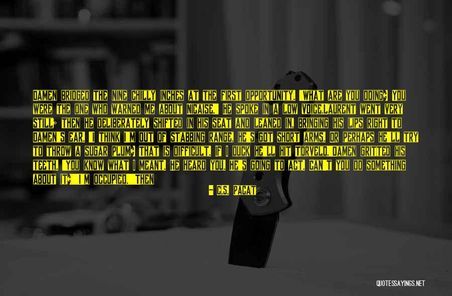 Doing What You Are Meant To Do Quotes By C.S. Pacat Doing What You Are Meant To Do Quotes By C.S. Pacat