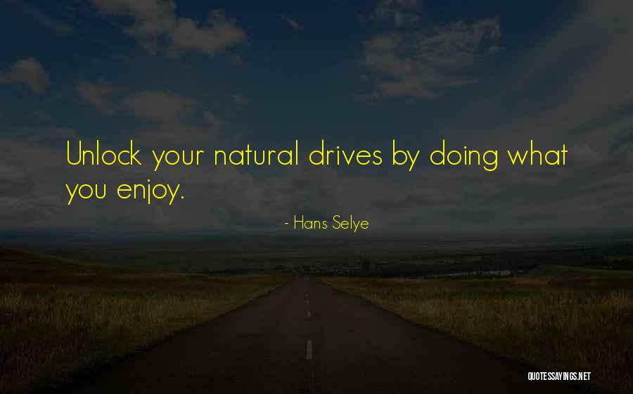 Doing What You Enjoy Quotes By Hans Selye Doing What You Enjoy Quotes By Hans Selye