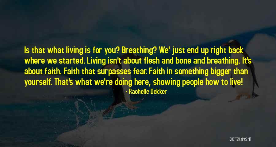 Doing What You Fear Quotes By Rachelle Dekker