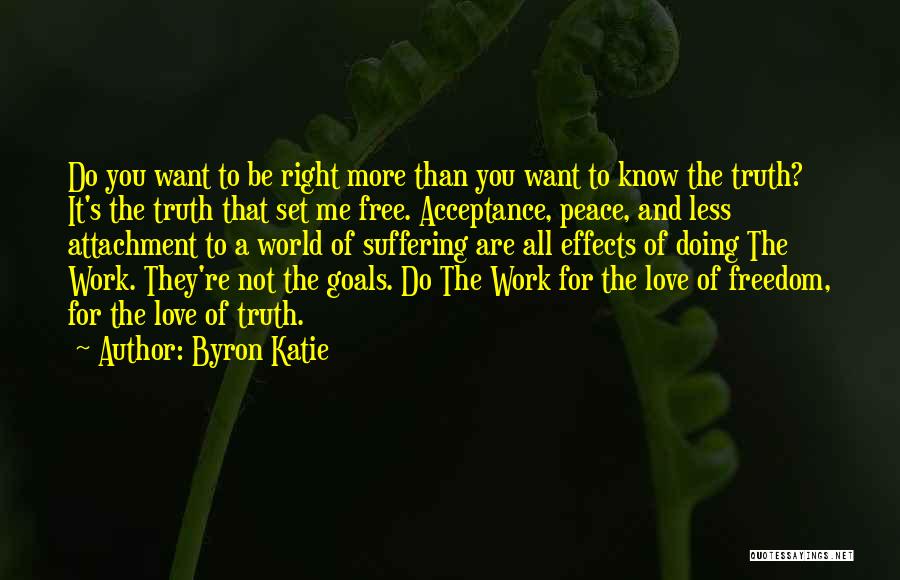 Doing Work You Love Quotes By Byron Katie