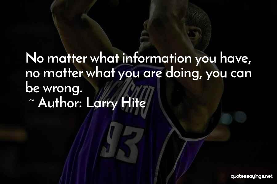 Doing Wrong Quotes By Larry Hite