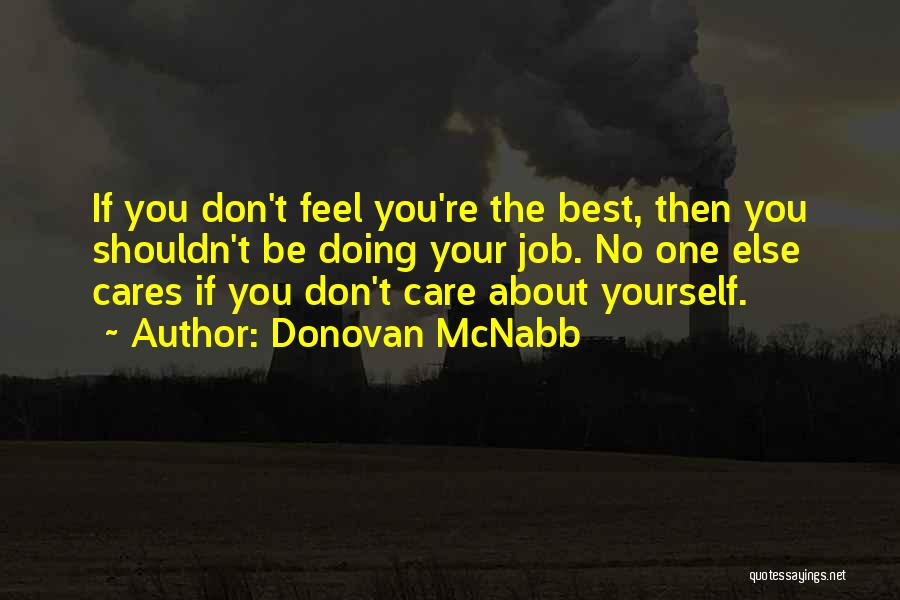 Doing Your Best Quotes By Donovan McNabb
