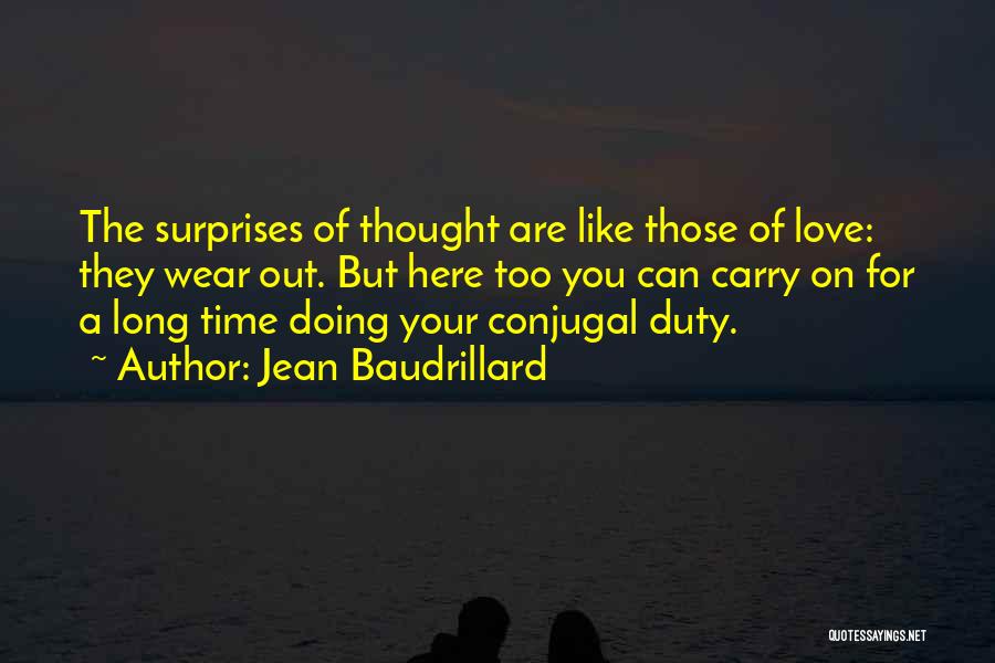 Doing Your Duty Quotes By Jean Baudrillard