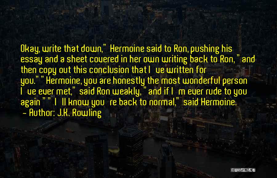Doing Your Homework Quotes By J.K. Rowling