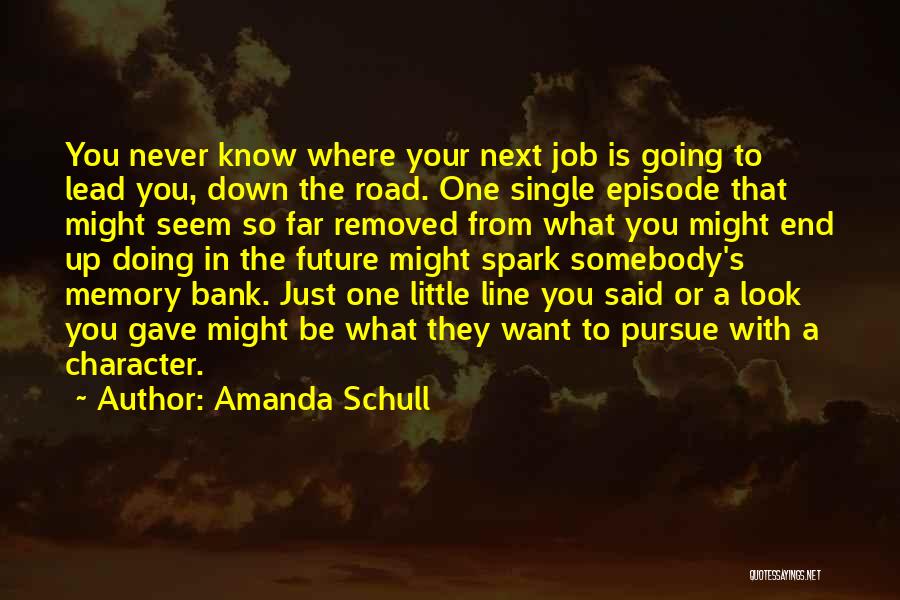 Doing Your Job Quotes By Amanda Schull
