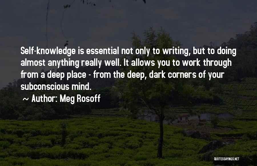 Doing Your Work Well Quotes By Meg Rosoff
