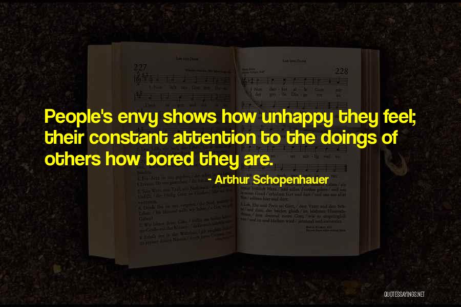 Doings Quotes By Arthur Schopenhauer