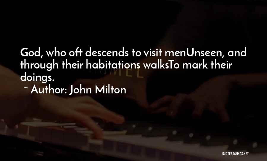 Doings Quotes By John Milton