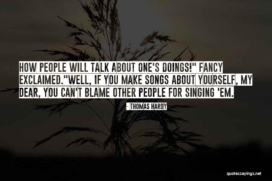 Doings Quotes By Thomas Hardy Doings Quotes By Thomas Hardy