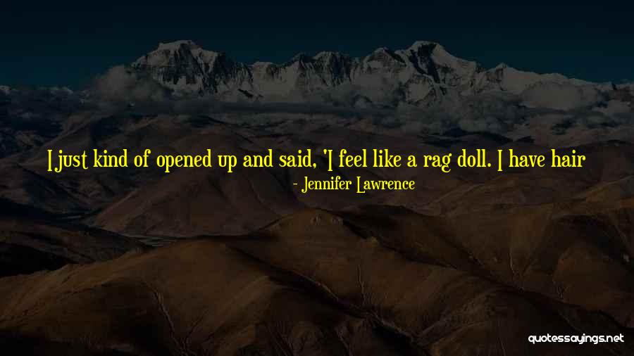 Doll Quotes By Jennifer Lawrence Doll Quotes By Jennifer Lawrence