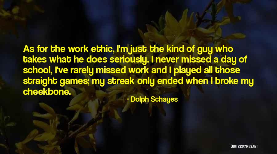 Dolph Quotes By Dolph Schayes