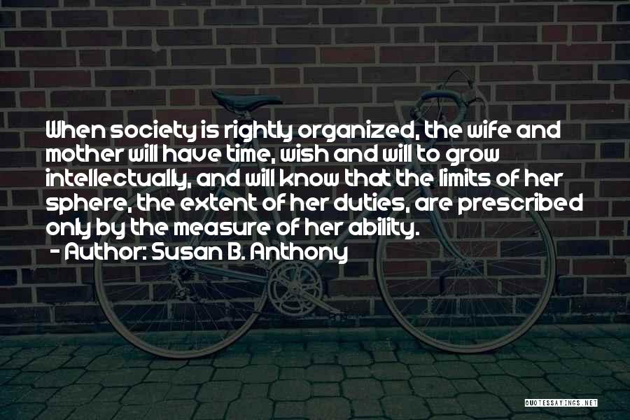 Domachevo Quotes By Susan B. Anthony