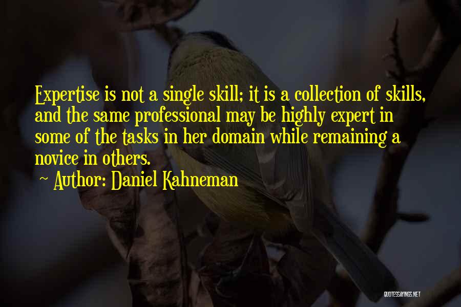 Domain Quotes By Daniel Kahneman