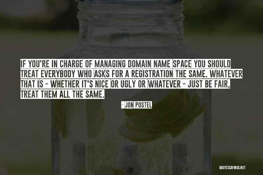 Domain Registration Quotes By Jon Postel