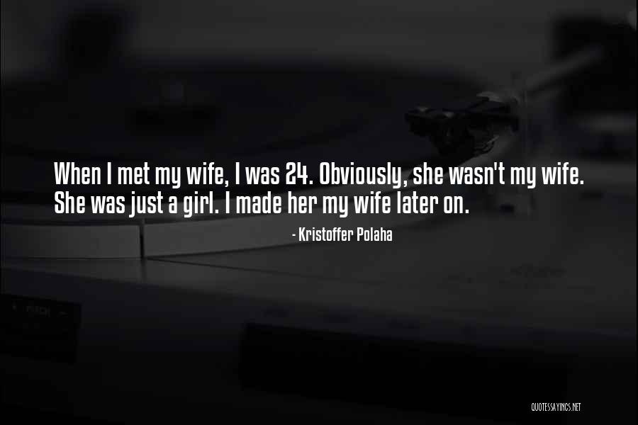 Dombasle Mascara Quotes By Kristoffer Polaha Dombasle Mascara Quotes By Kristoffer Polaha