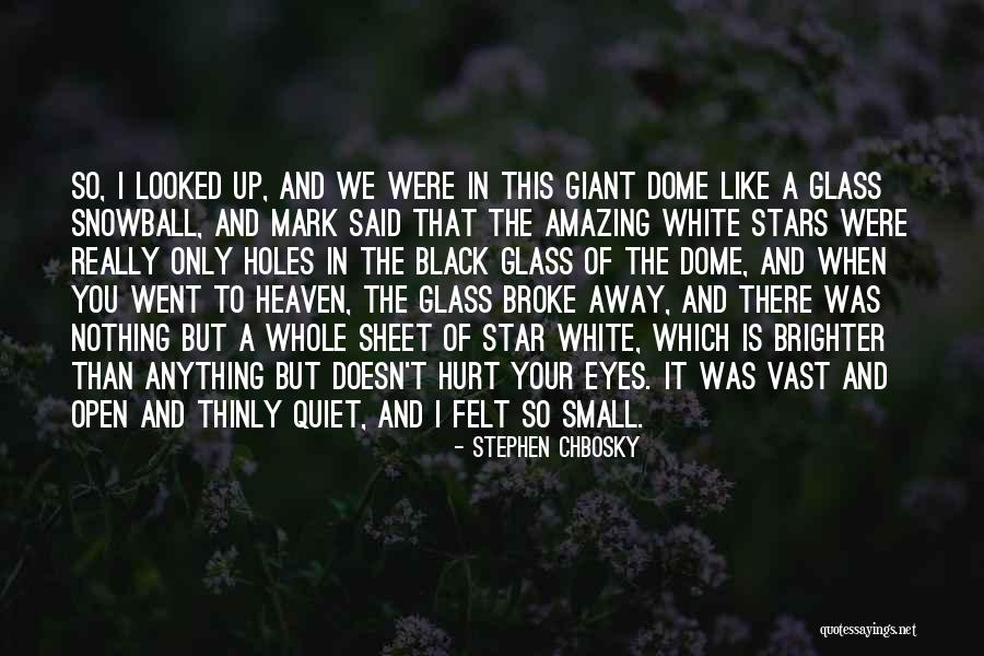 Dome Quotes By Stephen Chbosky Dome Quotes By Stephen Chbosky