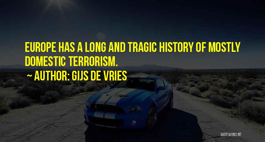 Domestic Terrorism Quotes By Gijs De Vries