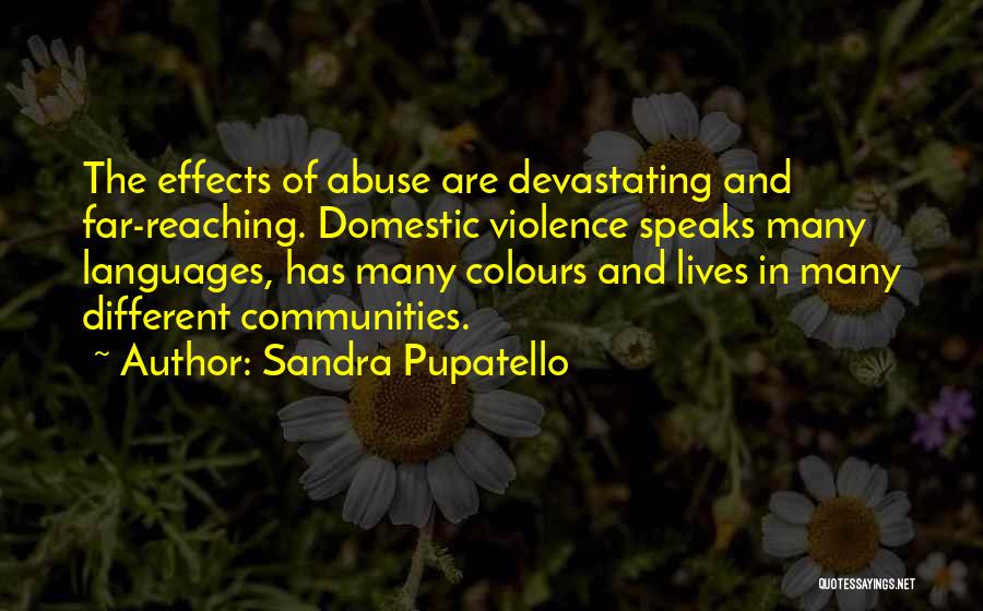 Domestic Violence Abuse Quotes By Sandra Pupatello