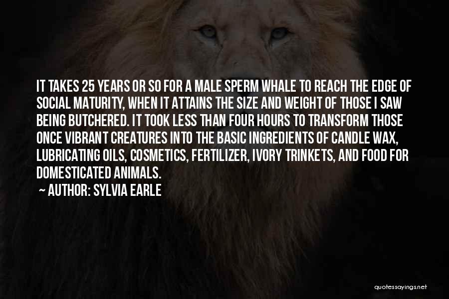 Domesticated Animals Quotes By Sylvia Earle
