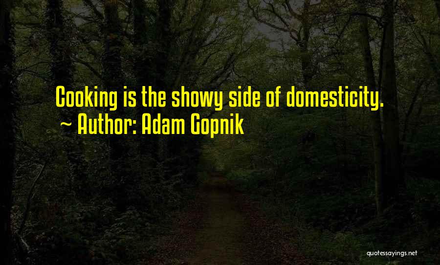 Domesticity Quotes By Adam Gopnik