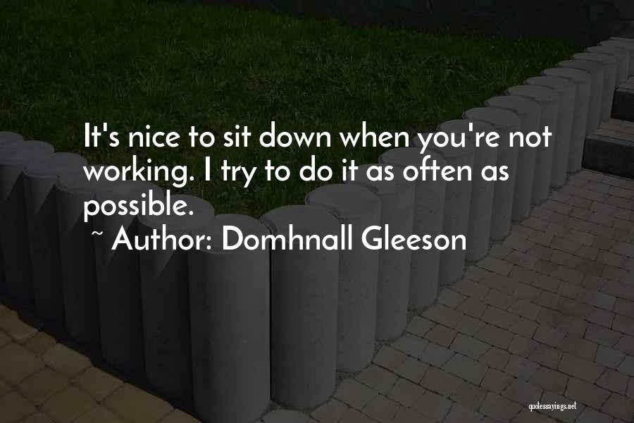 Domhnall Gleeson Quotes 1515436