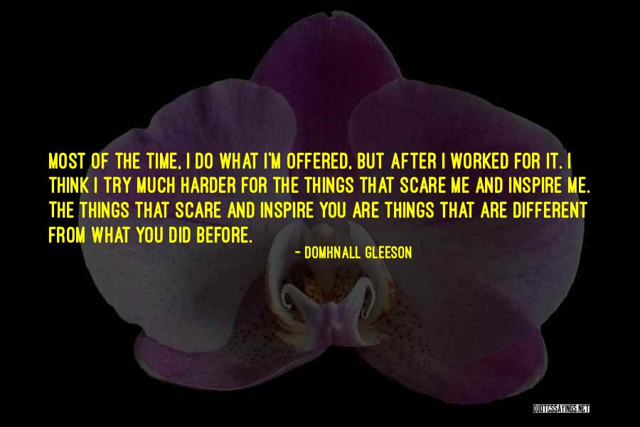 Domhnall Gleeson Quotes 1561249 Domhnall Gleeson Quotes 1561249