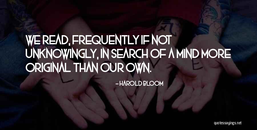 Dominador Almeda Quotes By Harold Bloom Dominador Almeda Quotes By Harold Bloom