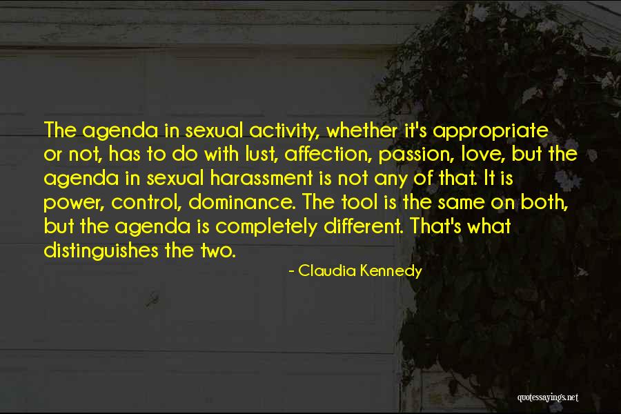 Dominance Love Quotes By Claudia Kennedy