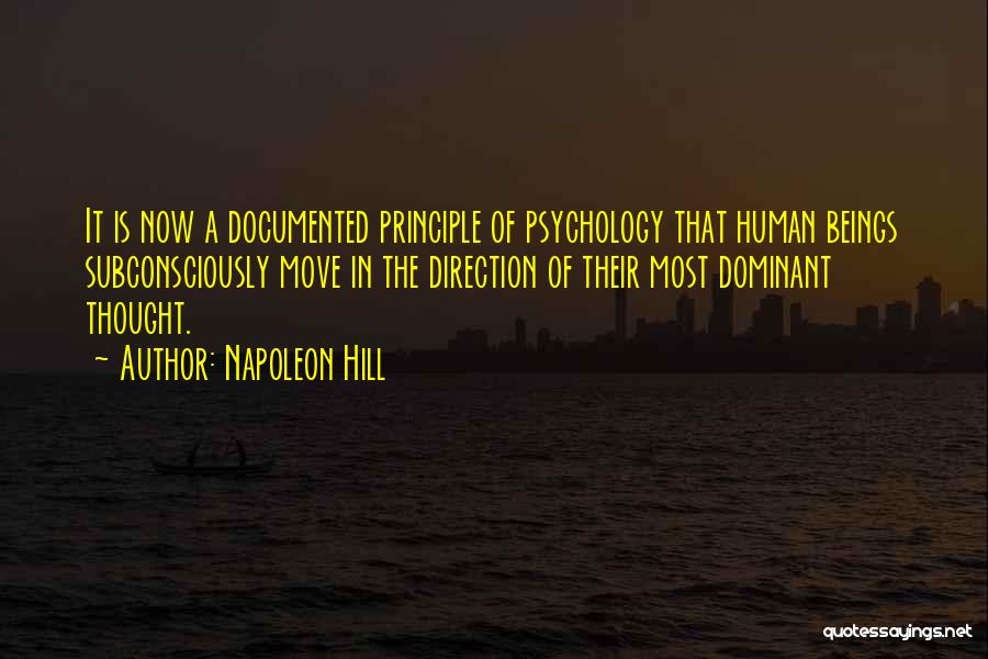 Dominant Quotes By Napoleon Hill