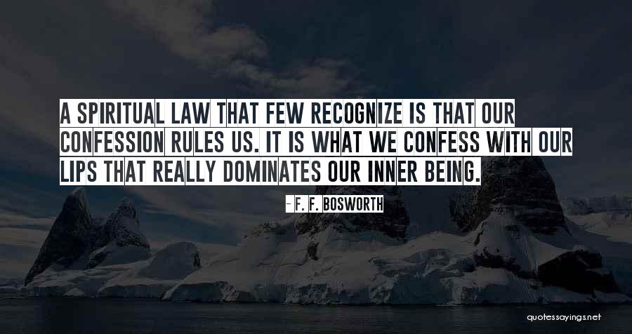 Dominates Quotes By F. F. Bosworth Dominates Quotes By F. F. Bosworth
