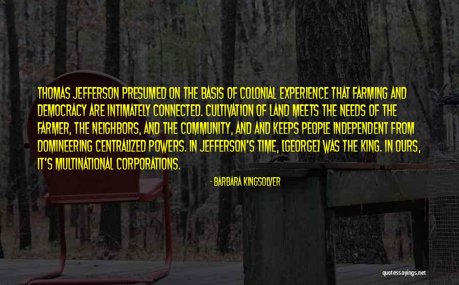 Domineering Quotes By Barbara Kingsolver Domineering Quotes By Barbara Kingsolver